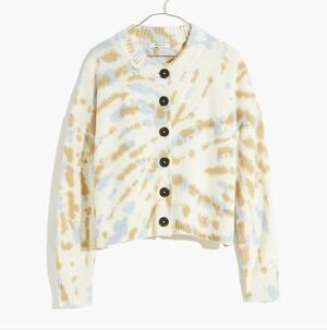 Madewell Tie-Dye Broadway Cardigan Sweater